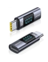 Hurtownia GSM - USAMS US-SJ682 AU18 USB-C / USB-C Digitális Kijelző 100W acél/alumínium adapter - USA1095 - {ean13} - Hurt