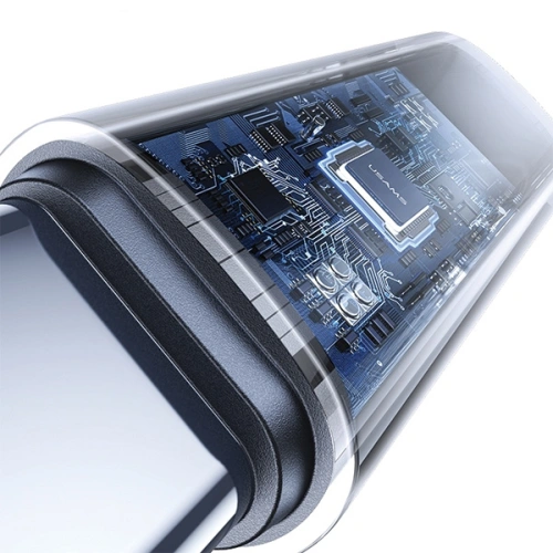 Adapter USAMS US-SJ682 AU18 USB-C / USB-C Digital Display 100W stalowy/aluminium