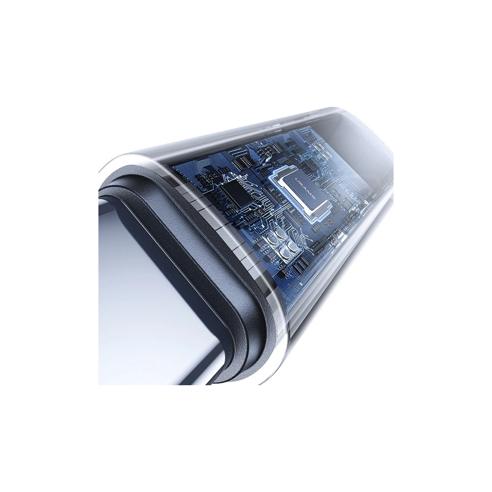 Wholesale Adapter USAMS US-SJ682 AU18 USB-C / USB-C Digital Display 100W steel/aluminium - USA1095 - {ean13} - Hurt