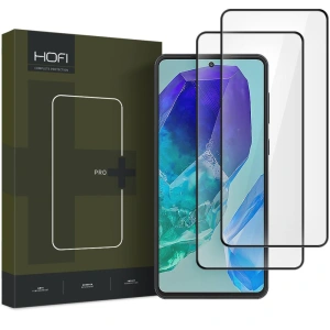 Hurtownia GSM - Gehärtetes Glas Hofi Glass Pro+ Samsung Galaxy M55 5G Schwarz [2 PACK] - HOFI492 - {ean13} - Hurt