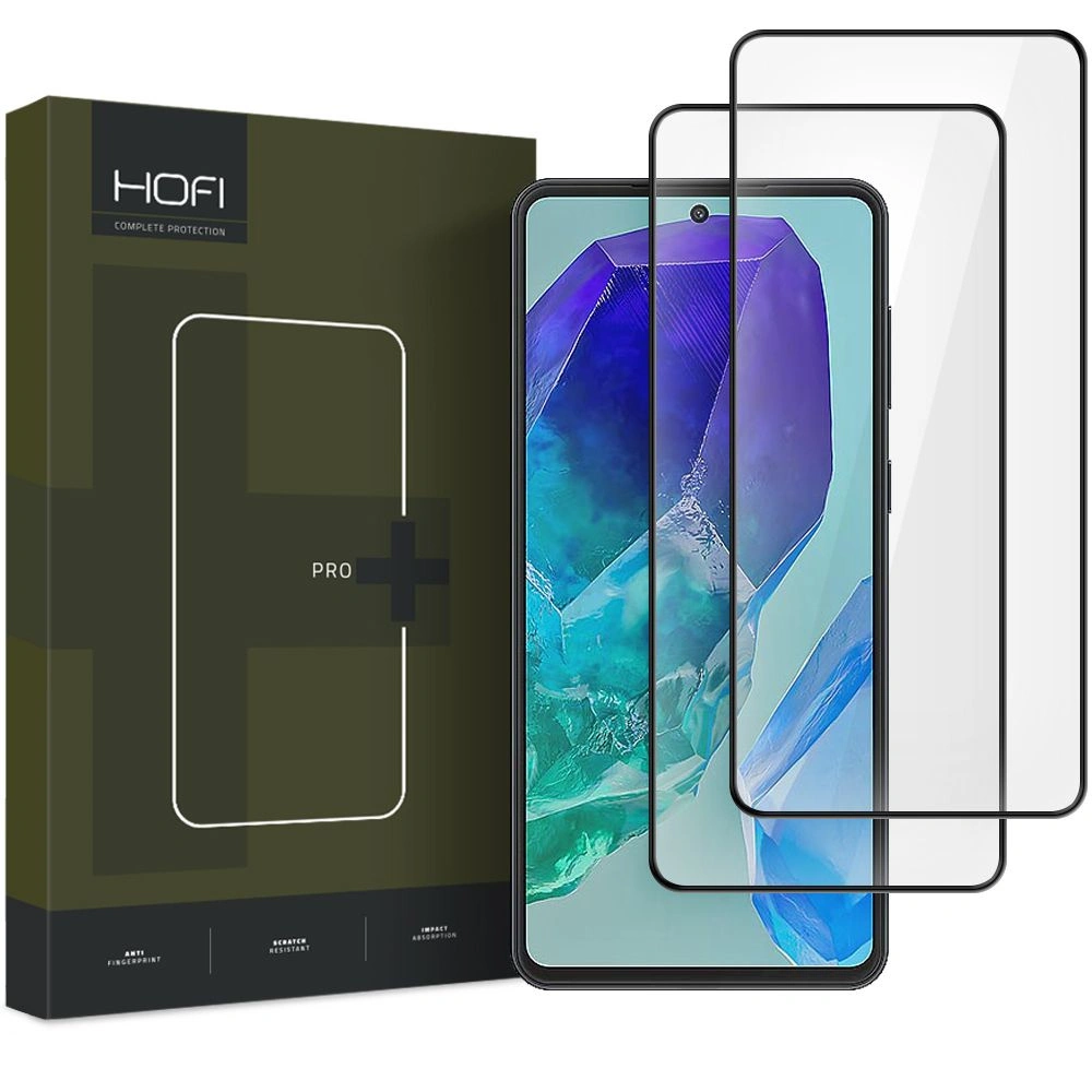 Hurtownia GSM - Edzett üveg Hofi Glass Pro+ Samsung Galaxy M55 5G Fekete [2 PACK] - HOFI492 - {ean13} - Hurt