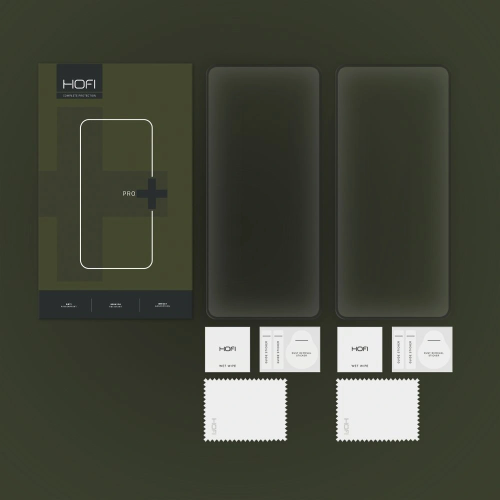 Hurtownia GSM - Edzett üveg Hofi Glass Pro+ Samsung Galaxy M55 5G Fekete [2 PACK] - HOFI492 - {ean13} - Hurt