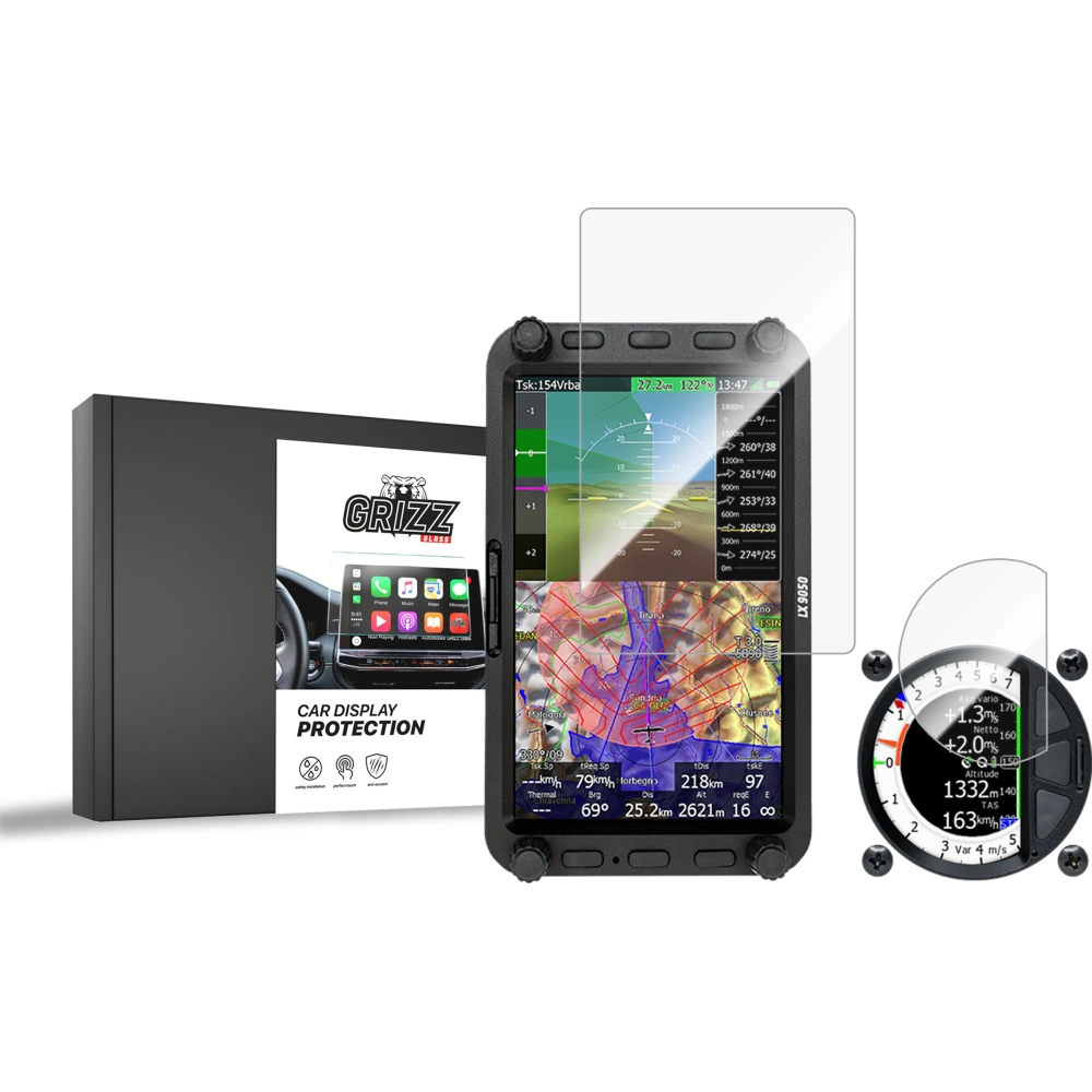 Hurtownia GSM - Fólia kerámia GrizzGlass CarDisplay védelem az LX9050 vario V8-hoz [2w1] - GRZ9326 - {ean13} - Hurt