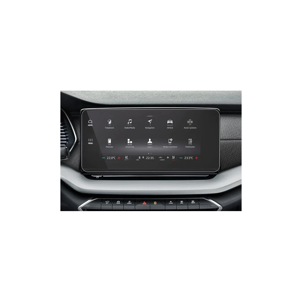 Hurtownia GSM - Matt fólia GrizzGlass CarDisplay védelem Skoda Octavia 4 10" Columbus / Bolero 2019-2024-hez - GRZ4866 - {ean13} - Hurt