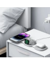 Hurtownia GSM - Ładowarka bezprzewodowa Tech-Protect QI15W-A32 3in1 Magnetic Magsafe Wireless Charger Grey + kabel USB-C / USB-C 120cm - THP2773 - {ean13} - Hurt