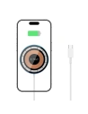 Hurtownia GSM - Ładowarka bezprzewodowa Tech-Protect QI15W-A30 Magnetic Magsafe Wireless Charger Silver - THP2774 - {ean13} - Hurt
