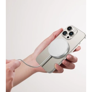 Hurtownia GSM - Vezeték nélküli töltő Tech-Protect QI15W-A30 Magnetic Magsafe Vezeték nélküli töltő Ezüst - THP2774 - {ean13} - Hurt