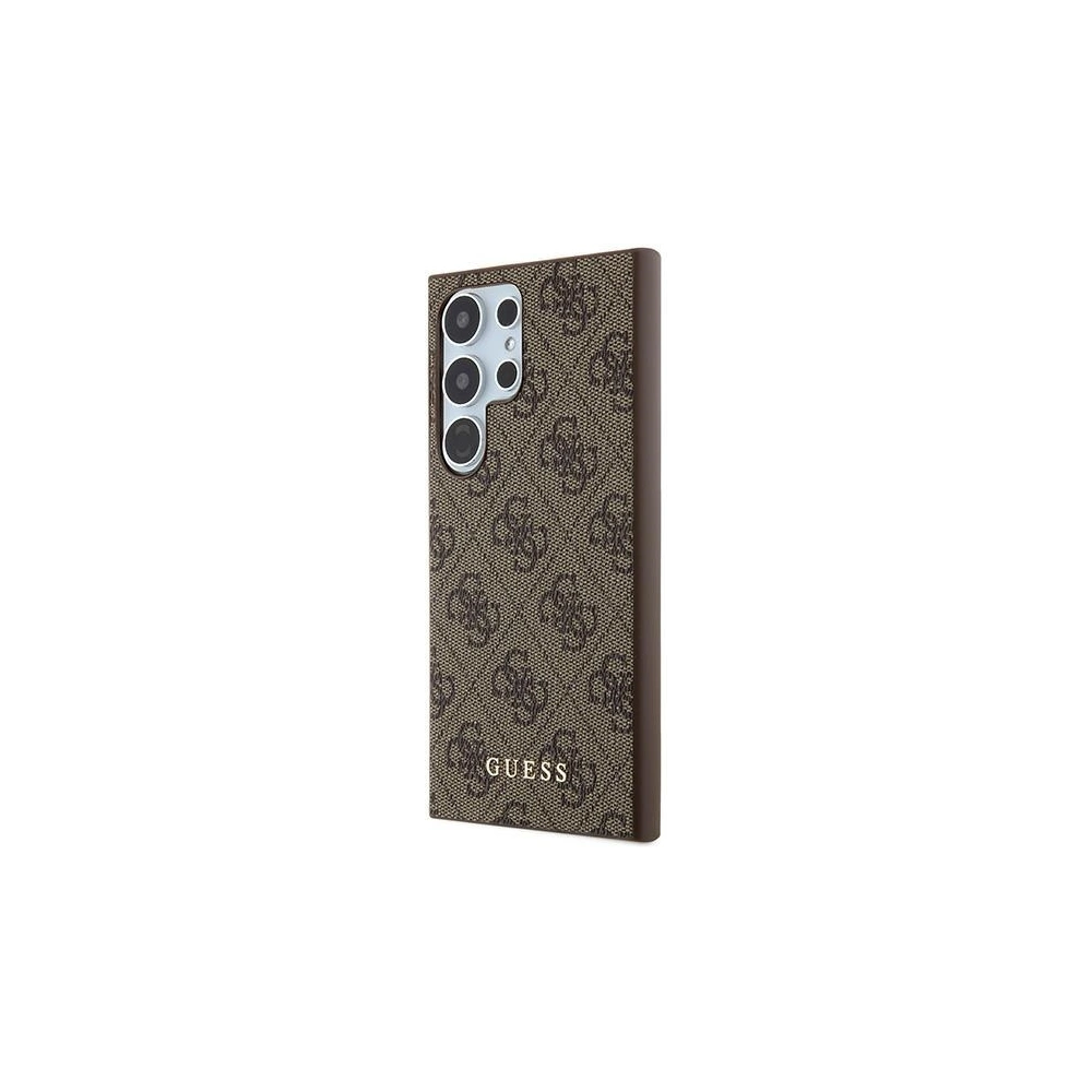 Hurtownia GSM - Etui Guess GUHCS24LG4GFBR Samsung Galaxy S24 Ultra hardcase 4G Metal Gold Logo maro/brown - GUE3384 - {ean13} - Hurt