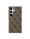 Hurtownia GSM - Case Guess GUHCS24LG4GFBR Samsung Galaxy S24 Ultra Hardcase 4G Metall Gold Logo braun/brown - GUE3384 - {ean13} - Hurt