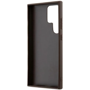 Hurtownia GSM - Case Guess GUHCS24LG4GFBR Samsung Galaxy S24 Ultra Hardcase 4G Metall Gold Logo braun/brown - GUE3384 - {ean13} - Hurt