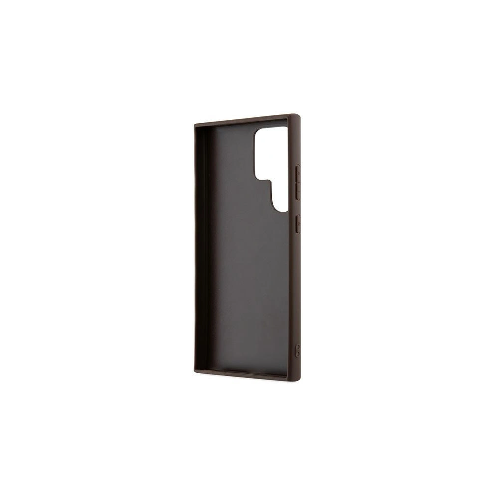 Hurtownia GSM - Case Guess GUHCS24LG4GFBR Samsung Galaxy S24 Ultra Hardcase 4G Metall Gold Logo braun/brown - GUE3384 - {ean13} - Hurt