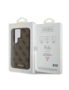 Hurtownia GSM - Case Guess GUHCS24LG4GFBR Samsung Galaxy S24 Ultra Hardcase 4G Metall Gold Logo braun/brown - GUE3384 - {ean13} - Hurt