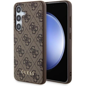 Hurtownia GSM - Etui Guess GUHCS24SG4GFBR Samsung Galaxy S24 hardcase 4G Metal Gold Logo hnědý/brown - GUE3385 - {ean13} - Hurt