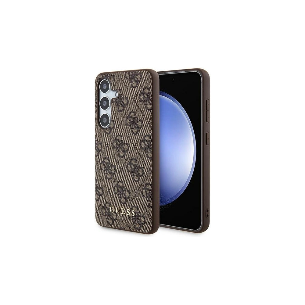 Hurtownia GSM - Etui Guess GUHCS24SG4GFBR Samsung Galaxy S24 hardcase 4G Metal Gold Logo maro/brown - GUE3385 - {ean13} - Hurt