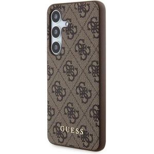 Hurtownia GSM - Etui Guess GUHCS24SG4GFBR Samsung Galaxy S24 hardcase 4G Metal Gold Logo hnědý/brown - GUE3385 - {ean13} - Hurt