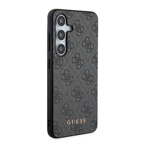 Kryt Guess GUHCS24SG4GFGR Samsung Galaxy S24 hardcase 4G Metal Gold Logo black