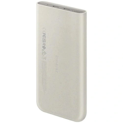 Powerbank bezprzewodowy Samsung EB-U2510XU 10000mAh 2xUSB-C 25W + kabel USB-C / USB-C 20cm beżowy/beige