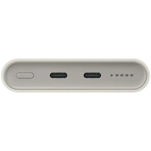 Powerbank bezprzewodowy Samsung EB-U2510XU 10000mAh 2xUSB-C 25W + kabel USB-C / USB-C 20cm beżowy/beige