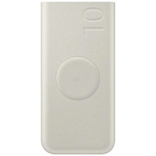 Powerbank bezprzewodowy Samsung EB-U2510XU 10000mAh 2xUSB-C 25W + kabel USB-C / USB-C 20cm beżowy/beige