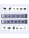 Wholesale KVM UGREEN CM664 switch 3xUSB-A,2xUSB-B,2xUSB-C,3xHDMI,micro USB black - UGR1824 - {ean13} - Hurt