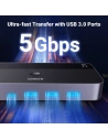 Wholesale KVM UGREEN CM664 switch 3xUSB-A,2xUSB-B,2xUSB-C,3xHDMI,micro USB black - UGR1824 - {ean13} - Hurt