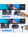 Wholesale KVM UGREEN CM664 switch 3xUSB-A,2xUSB-B,2xUSB-C,3xHDMI,micro USB black - UGR1824 - {ean13} - Hurt