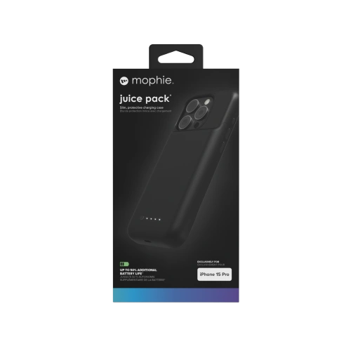 Etui z powerbankiem Mophie Juice Pack Apple iPhone 15 Pro 2400mAh