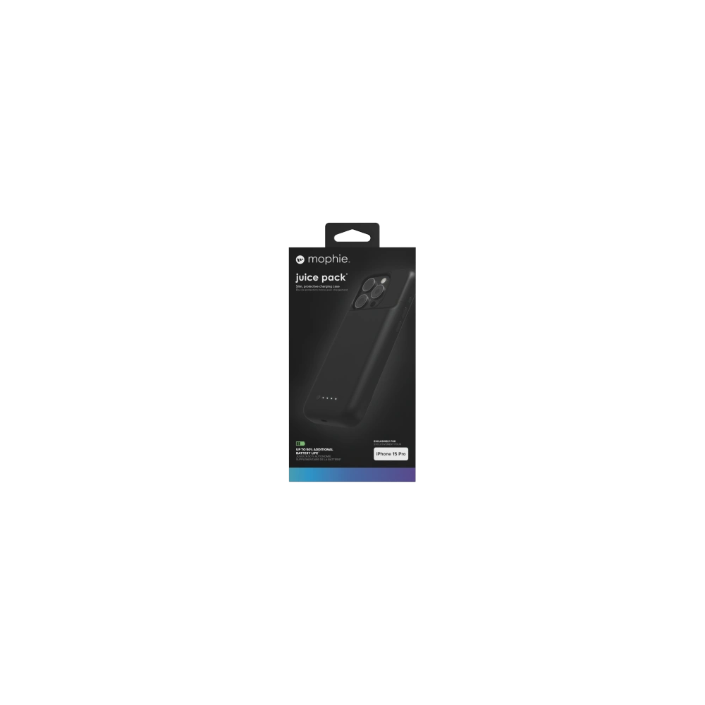 Hurtownia GSM - Pouzdro s powerbankou Mophie Juice Pack Apple iPhone 15 Pro 2400mAh - MPH68 - {ean13} - Hurt