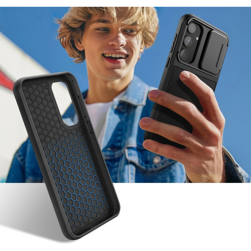 Hurtownia GSM - Etui Tech-Protect Velar Cam+ Samsung Galaxy A55 5G černá - THP2777 - {ean13} - Hurt