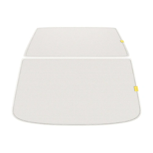 Samochodowa ochrona przeciwsłoneczna z podwójną warstwą Baseus T-Space dla Tesla Model 3 biała