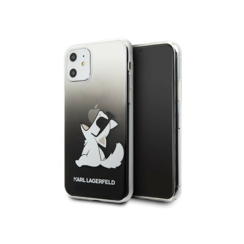 Karl Lagerfeld Distributor - 3700740466827 - KLD138BLK - Karl Lagerfeld KLHCN61CFNRCBK iPhone 11 hardcase black Choupette Fun - B2B homescreen