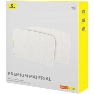 Wholesale Baseus T-Space dual layer car sun protection for Tesla Model 3 white - BSU4878 - {ean13} - Hurt