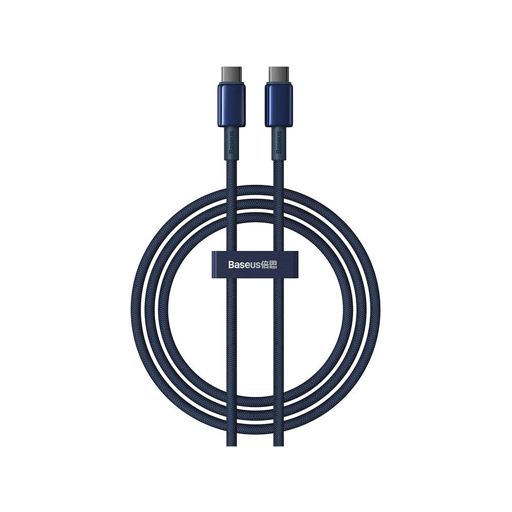 Hurtownia GSM - Cablul Baseus Tungsten Glod USB-C / USB-C 100W 1m albastru - BSU4879 - {ean13} - Hurt