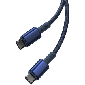 Hurtownia GSM - Kabel Baseus Tungsten Glod USB-C / USB-C 100W 1m modrý - BSU4879 - {ean13} - Hurt