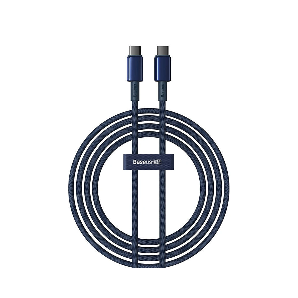 Hurtownia GSM - Cablul Baseus Tungsten Glod USB-C / USB-C 100W 2m albastru - BSU4880 - {ean13} - Hurt