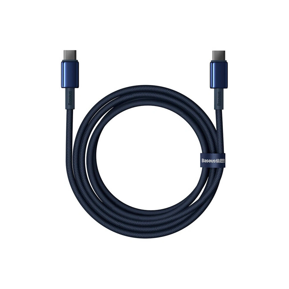 Hurtownia GSM - Cablul Baseus Tungsten Glod USB-C / USB-C 100W 2m albastru - BSU4880 - {ean13} - Hurt
