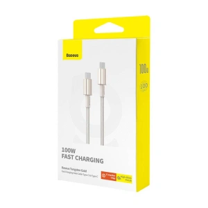 Hurtownia GSM - Kabel Baseus Tungsten Glod USB-C / USB-C 100W 1m gold - BSU4881 - {ean13} - Hurt