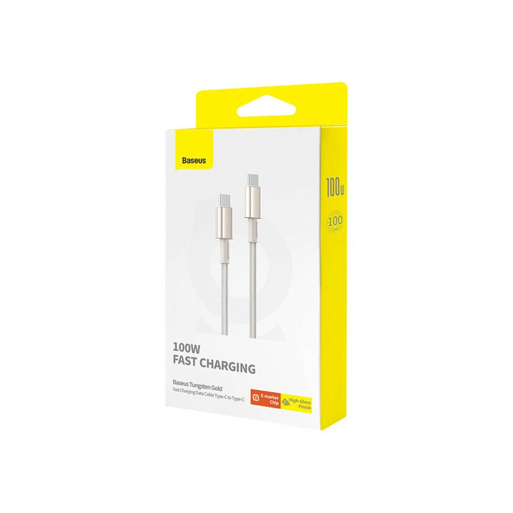 Hurtownia GSM - Cablul Baseus Tungsten Glod USB-C / USB-C 100W 1m aurie - BSU4881 - {ean13} - Hurt