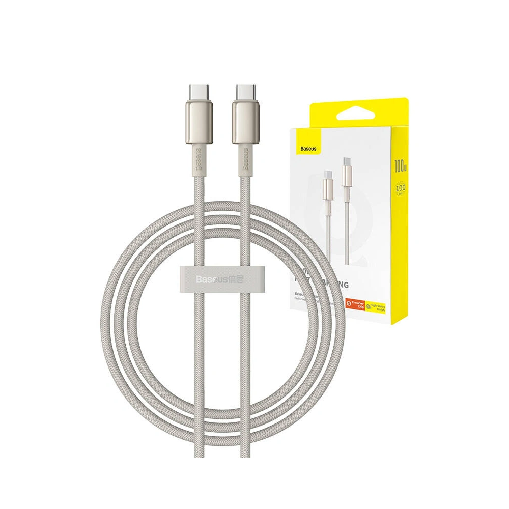 Hurtownia GSM - Cablul Baseus Tungsten Glod USB-C / USB-C 100W 1m aurie - BSU4881 - {ean13} - Hurt