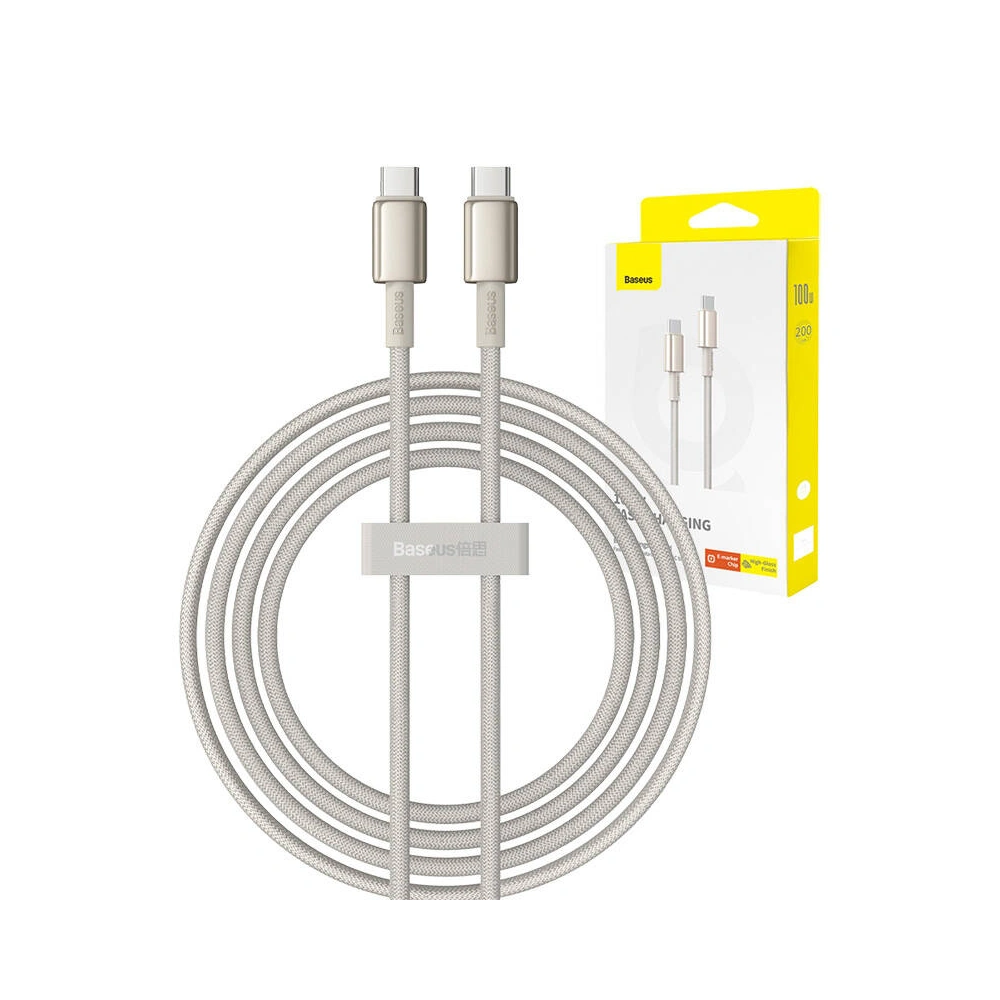 Hurtownia GSM - Kabel Baseus Tungsten Gold USB-C / USB-C 100W 2m gold - BSU4882 - {ean13} - Hurt
