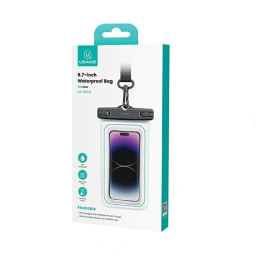 Etui wodoodporne USAMS US-YD013 do 6.7" IP68 biały/white
