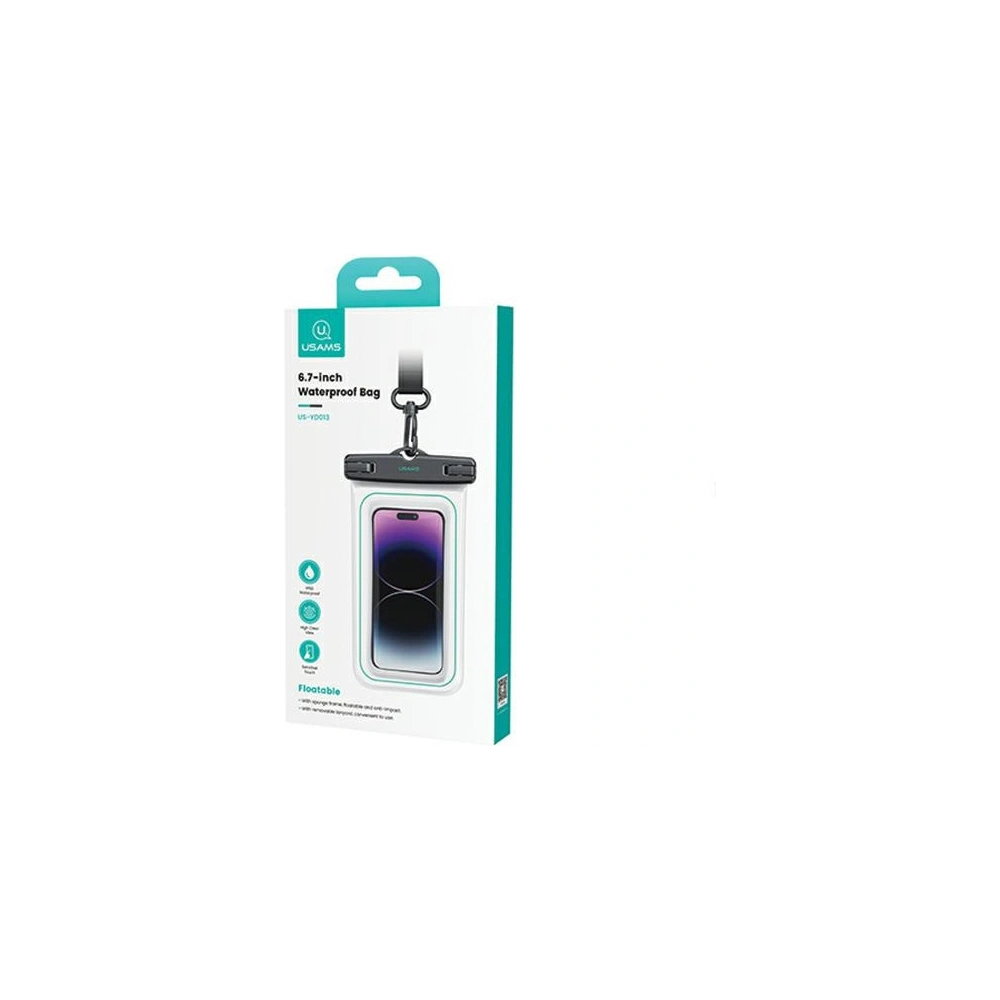 Hurtownia GSM - Etui impermeabil USAMS US-YD013 pentru 6.7" IP68 alb/white - USA1096 - {ean13} - Hurt