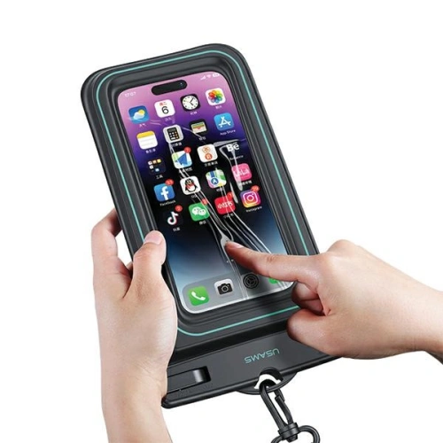 Etui wodoodporne USAMS US-YD013 do 6.7" IP68 czarny/black