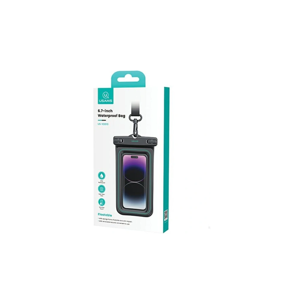 Wholesale USAMS US-YD013 waterproof case 6.7" IP68 black - USA1097 - {ean13} - Hurt