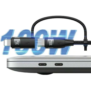 Hurtownia GSM - Cablu USAMS US-SJ646 U85 USB-A+USB-C/USB-C, Lightning, microUSB 6w1 2m 100W PD Încărcare Rapidă negru/black - USA1099 - {ean13} - Hurt