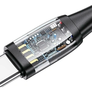 Hurtownia GSM - Kabel USAMS US-SJ646 U85 USB-A+USB-C/USB-C, Lightning, microUSB 6w1 2m 100W PD Schnelllade schwarz/black - USA1099 - {ean13} - Hurt