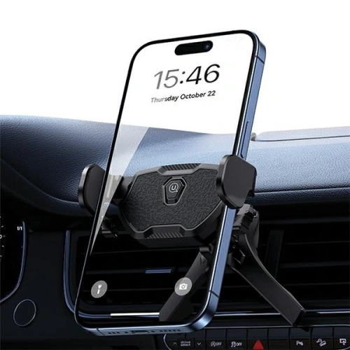 Uchwyt samochodowy na kratkę USAMS US-ZJ077 rotacyjny czarny/black