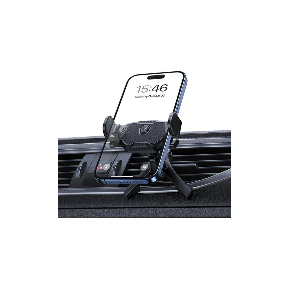 Hurtownia GSM - Suport auto pentru grilă USAMS US-ZJ077 rotativ negru/black - USA1100 - {ean13} - Hurt