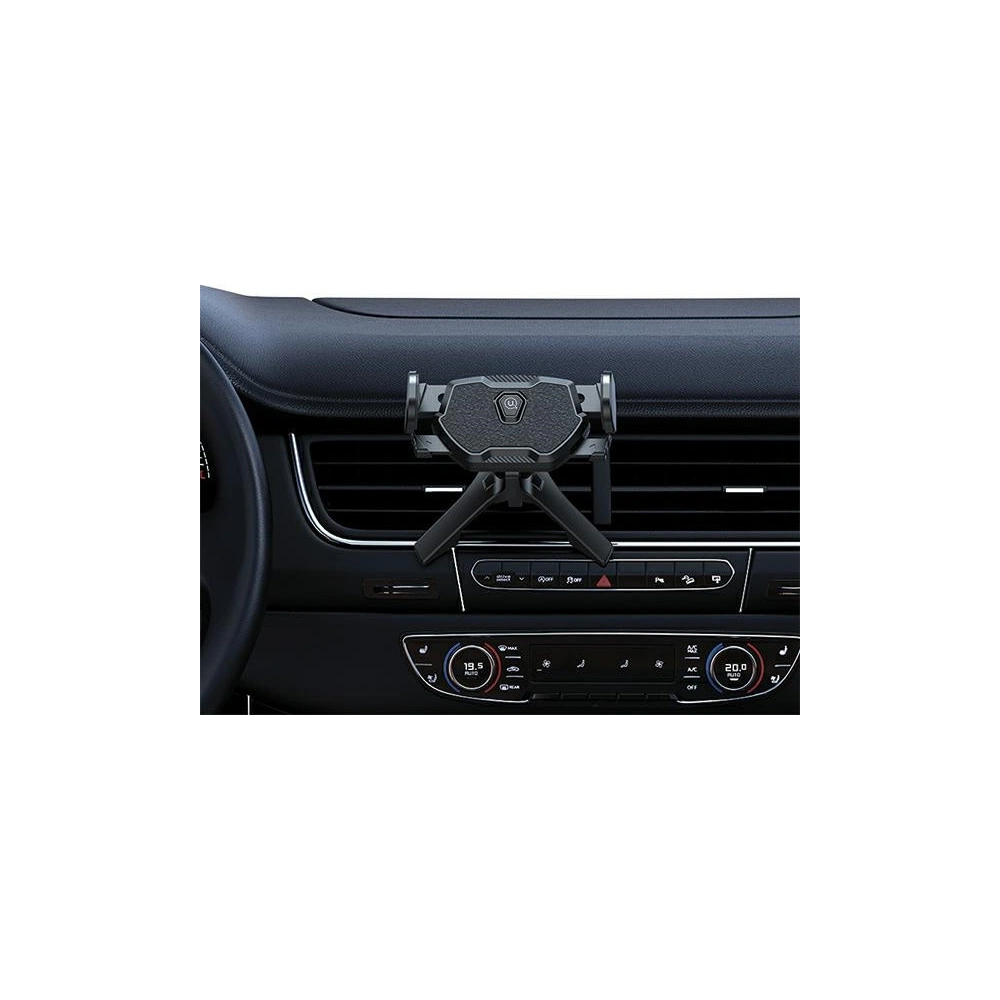 Hurtownia GSM - Suport auto pentru grilă USAMS US-ZJ077 rotativ negru/black - USA1100 - {ean13} - Hurt