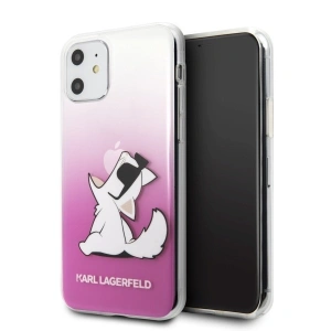 Karl Lagerfeld KLHCN61CFNRCPI iPhone 11 hardcase różowy/pink Choupette Fun
